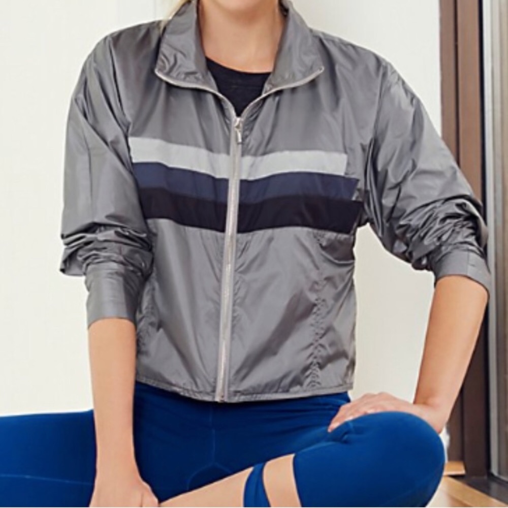 Free People Movement Grey Ibiza Jacket NWT